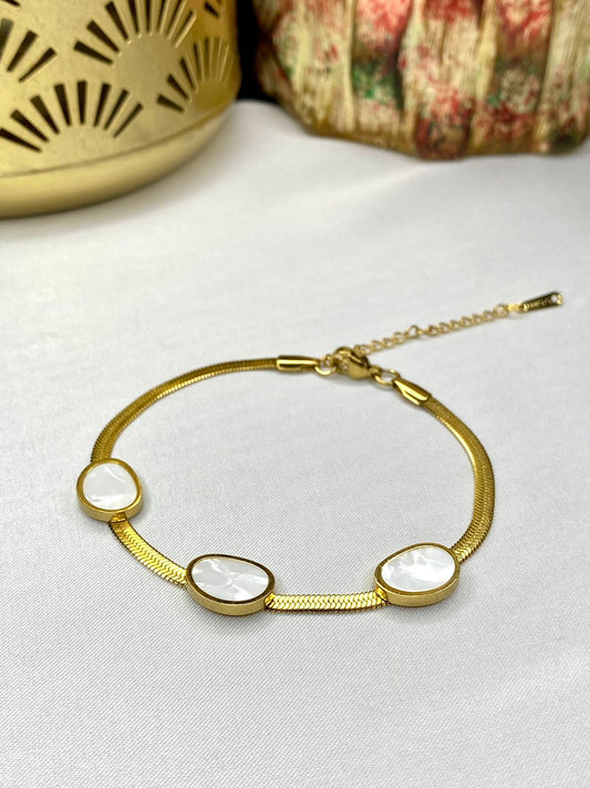 Aurora Grace Bracelet White