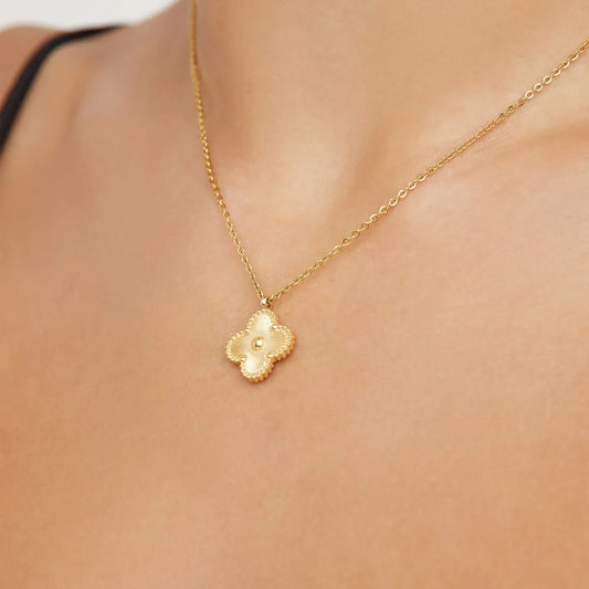 Gold Clover Necklace