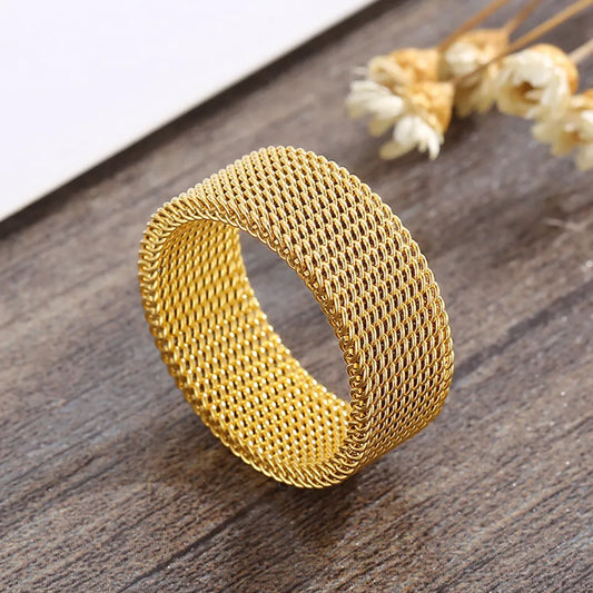 Meshed Link Chain Ring