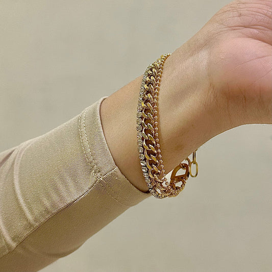 Layered Link chain Bracelet
