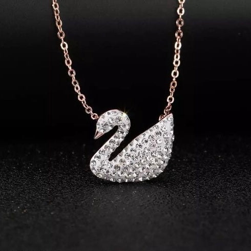 White Swan Necklace
