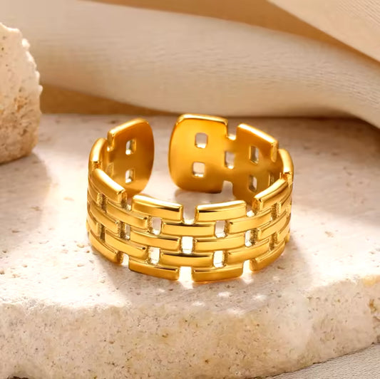 Link Chain Adjustable Ring