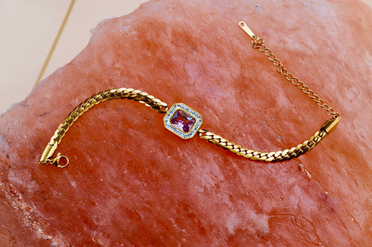 Blush Radiance Zircon Bracelet