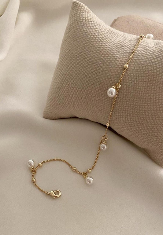 Pearl Drop Anklet