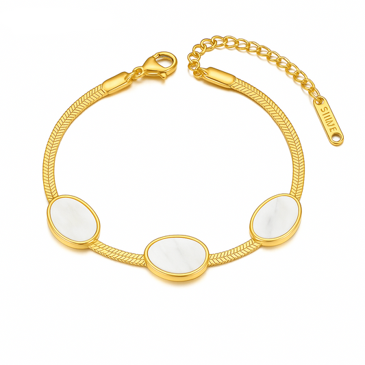 Aurora Grace Bracelet White