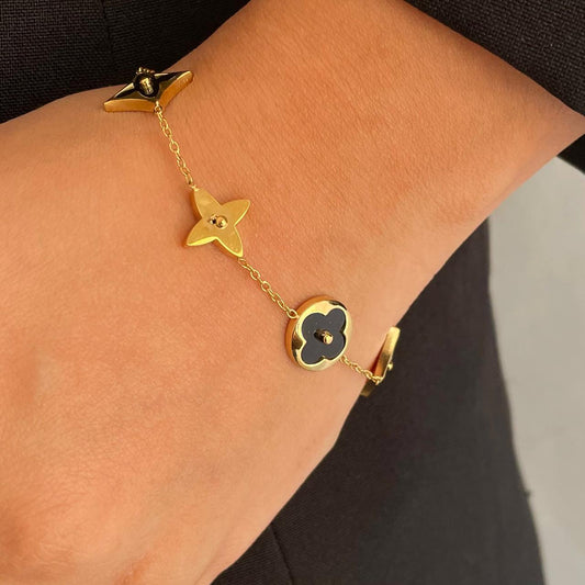 Bloom and Patels Bracelet Black