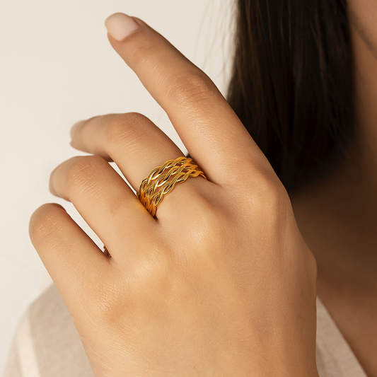 Celtic Knot Adjustable Ring