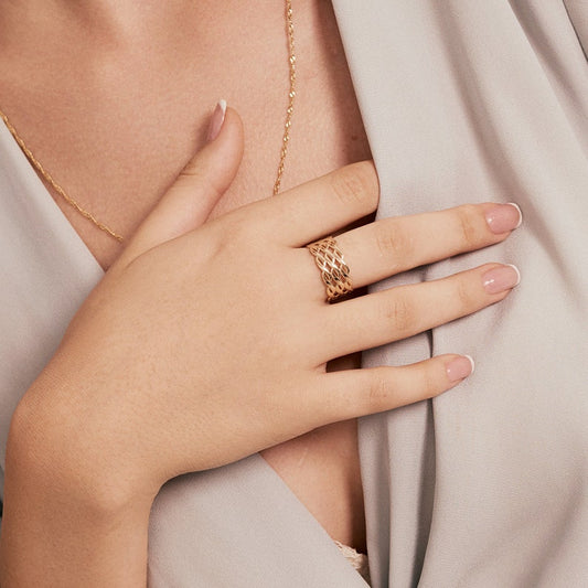 Celtic Knot Adjustable Ring