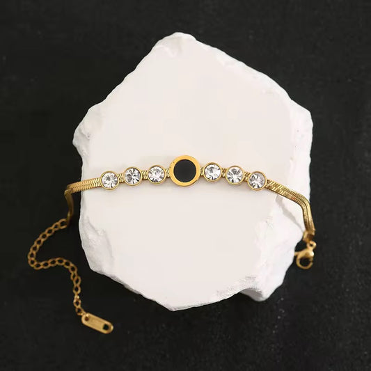 Celeste Charm Zircon Bracelet