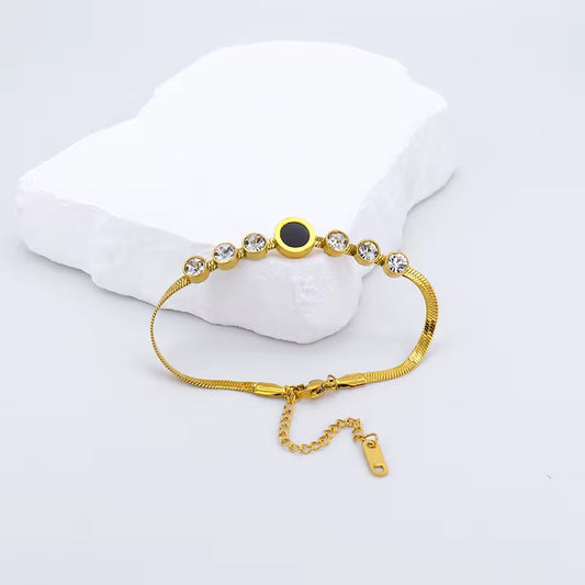 Celeste Charm Zircon Bracelet