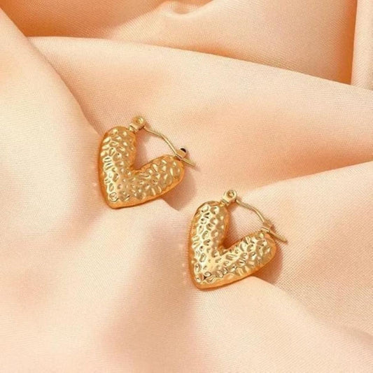 Split Heart Earrings
