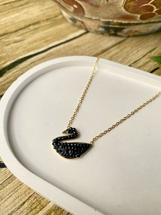 Black Swan Necklace