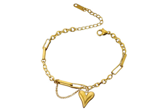 Heart Charm Bracelet