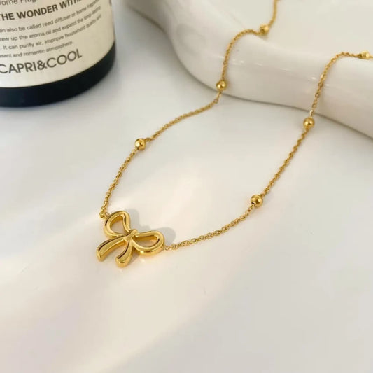 Elegant Bow Knot Necklace