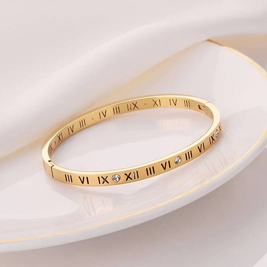 Roman Numeral Bangle