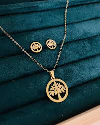 Oak Tree Necklace set 2 in 1 bundle