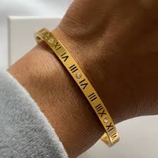 Roman Numeral Bangle