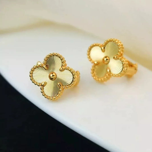 Clover Gold Earrings