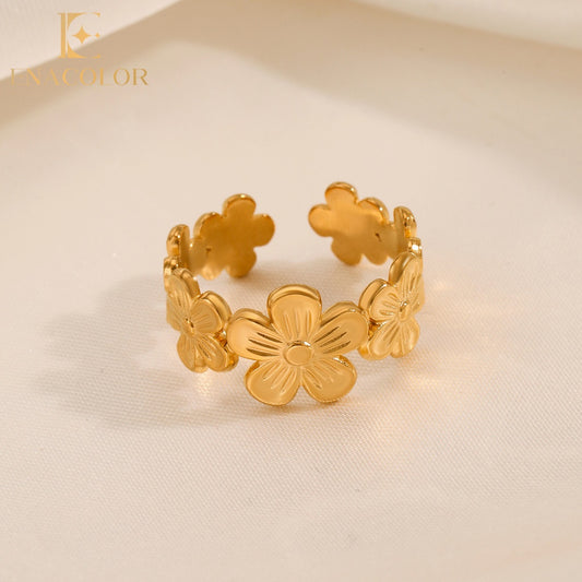 Floral Wrap (Adjustable) Ring