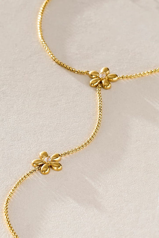 Daisy Flower Ring Bracelet