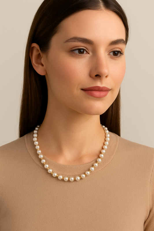 White Pearls Necklace