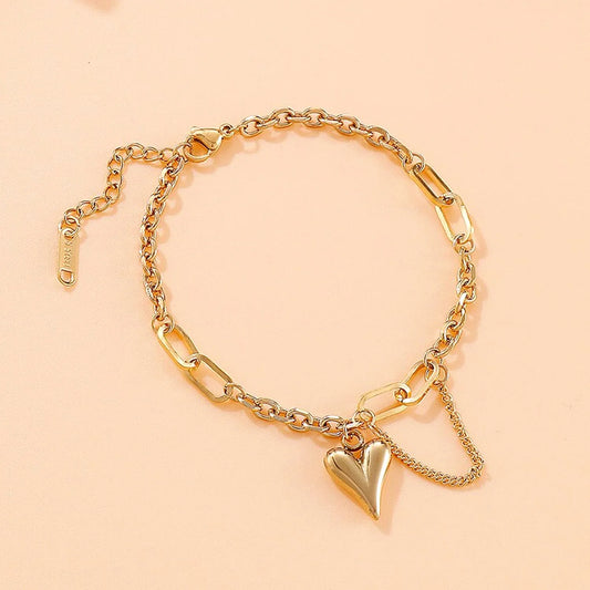 Heart Charm Bracelet