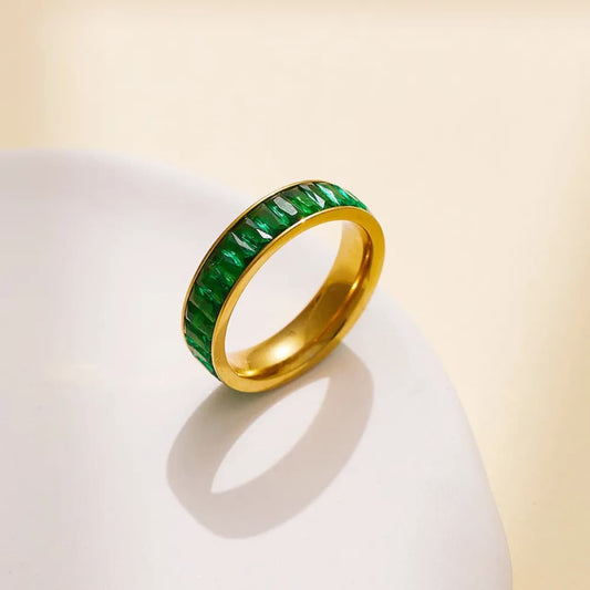 Full Zircon Luxury Ring