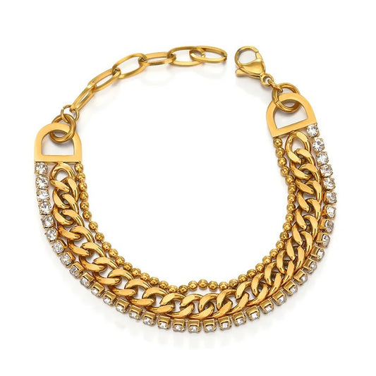 Layered Link chain Bracelet