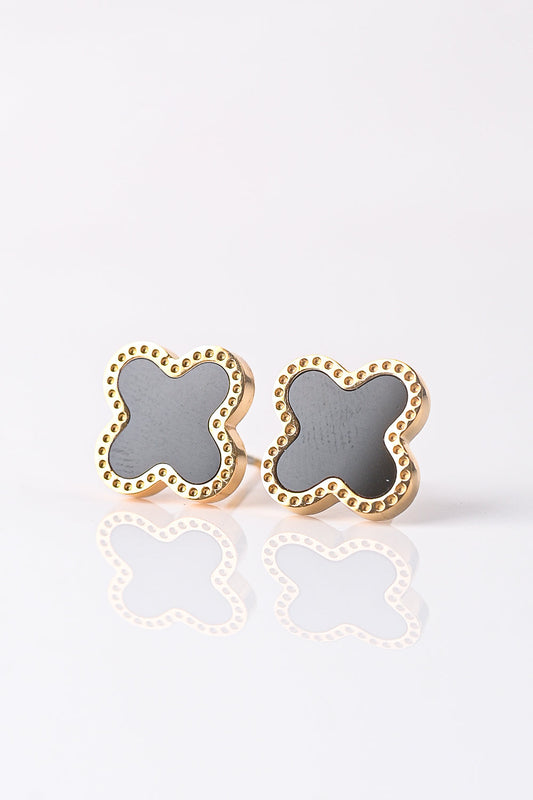 Clover Necklace set Black