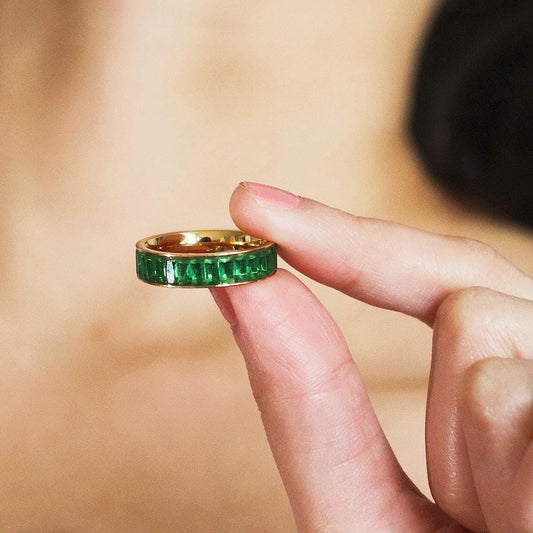 Full Zircon Luxury Ring