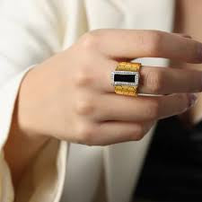 Premium Black Stone Ring