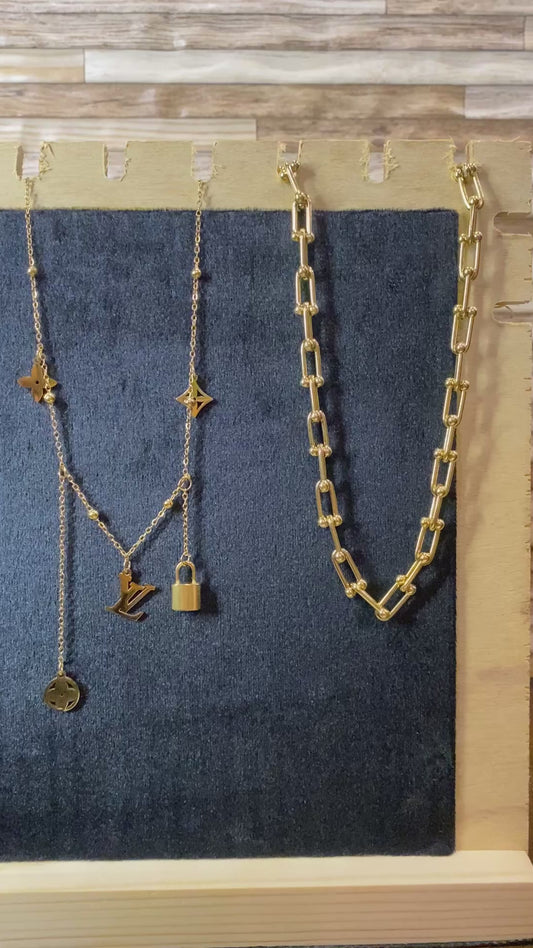 LV Padlock Necklace